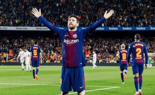 巴萨对皇马第10分钟，全场高喊梅西的名字！