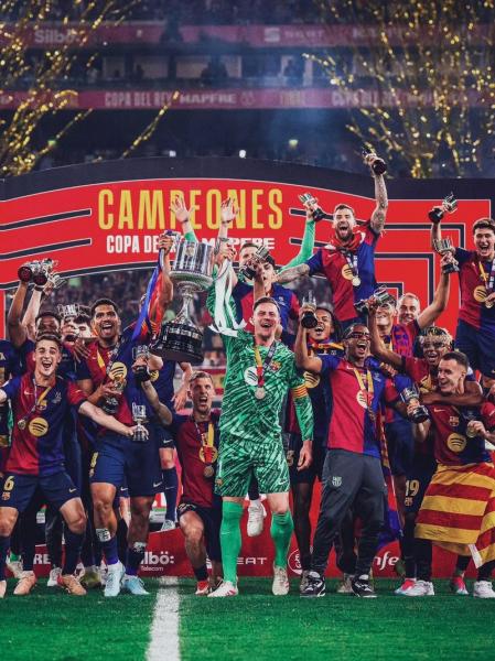 巴萨30大胜取得西甲开门红，对手倒地后仍进球引发争议