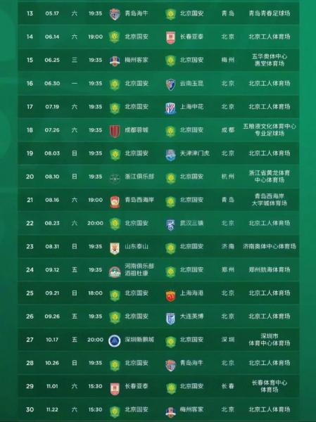 中超2026联赛赛程，中超联赛2020赛程转播？