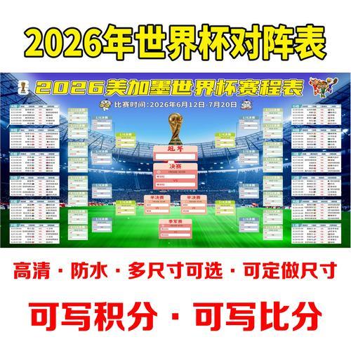 世界杯2026赛程，世界杯2026赛程表？