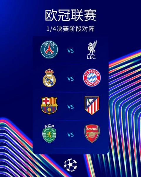 欧冠半决赛赛程出炉，欧冠半决赛比赛时间